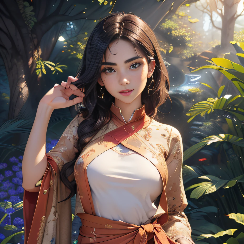 (extremely detailed 8K wallpaper:2), (photo:2), (26 years old Xuan Beautiful girl:2), (gives a lecture to friends:2), Detailed (Face & Eyes), (hyper realistic:1), (Highly detailed:1), (Epic Realistic:1), rim light, (Maximum details:1), Cosy, (body complet:1.3), (looking a viewer:2), (Attractive qualities of a woman:2), (attractive female:2), (Attractive:2), Smile, intelligence, sympathy, Grace, A sense of style, Fitness, Care, optimism, (sensitivity:2), frankness, Romantic gestures, playfulness, Fashion Sense, (sensuality:2), charm, modesty, Thoughtfulness, (femininity:1), flirtatiousness, warmth, (Physical Attractiveness:2), beautiful smile, Love of Life, Strength and power, Vulnerability, curiosity, wonder, Love, (Nature's prehistory:2), Kawaii, waifu, beautiful breasts, (attractive body:2), (handsome body:2), BEAUTIFUL POSE, attractive pose, (nice feet:1.0), (beautiful clothing:1), (Classic clothes:2), (elegant clothing:2), (European Clothing:2), detailed clothes, (upskirt:1), (blouse:1), (provocative pose)