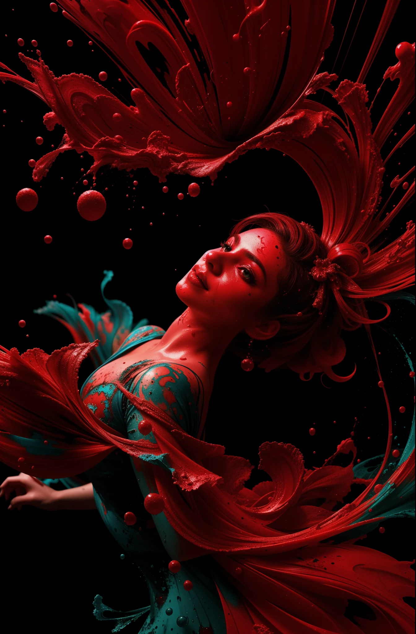 official art, unity 8k wallpaper, ultra detailed, beautiful and aesthetic, masterpiece, best quality, (zentangle, mandala, tangle, entangle), (fractal art:1.3) , 1girl, red flowers,  extremely detailed, dynamic angle, cowboyshot, the most beautiful form of chaos, elegant, a brutalist designed, vivid colours, romanticism, by james jean, roby dwi antono, ross tran, francis bacon, michal mraz, adrian ghenie, petra cortright, gerhard richter, takato yamamoto, ashley wood, atmospheric