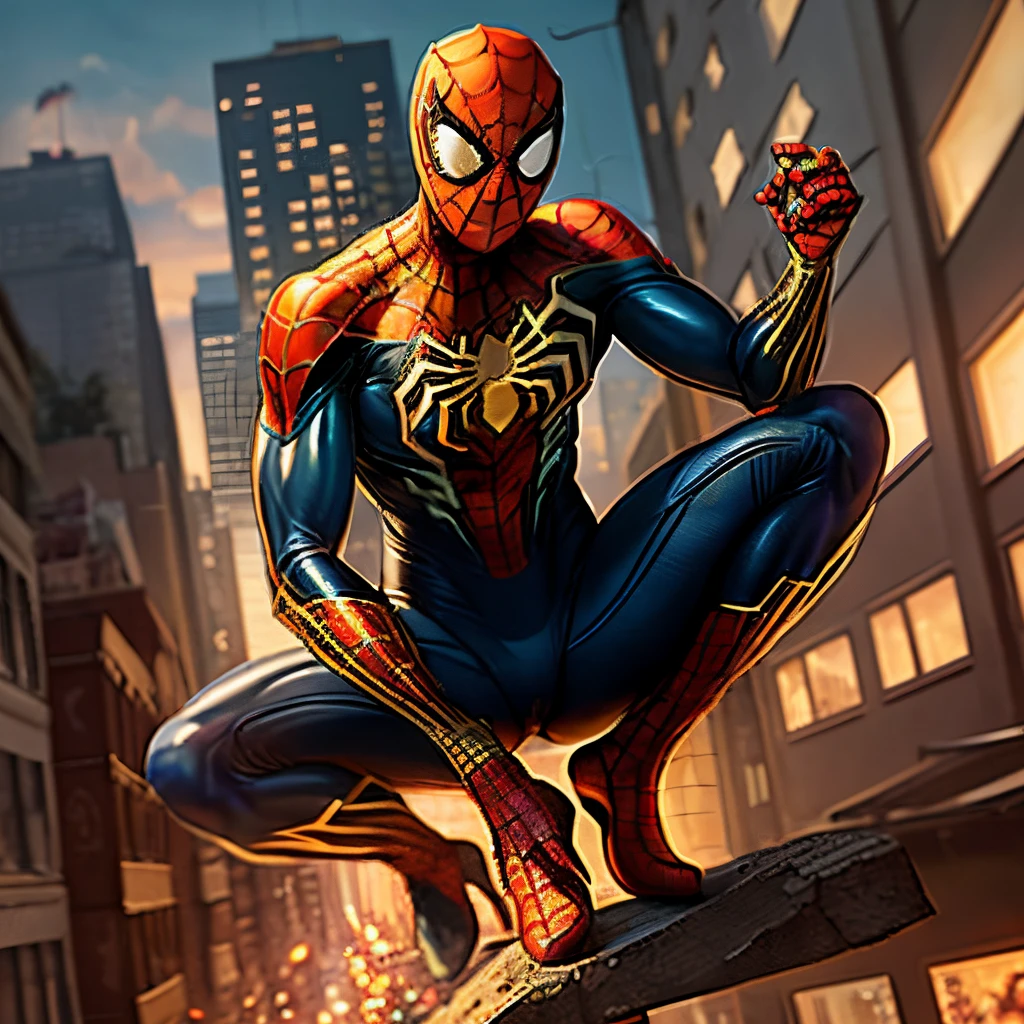 Golden spider-man