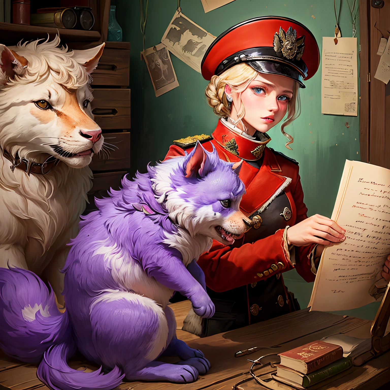 Purple animal farm and Russian revolution