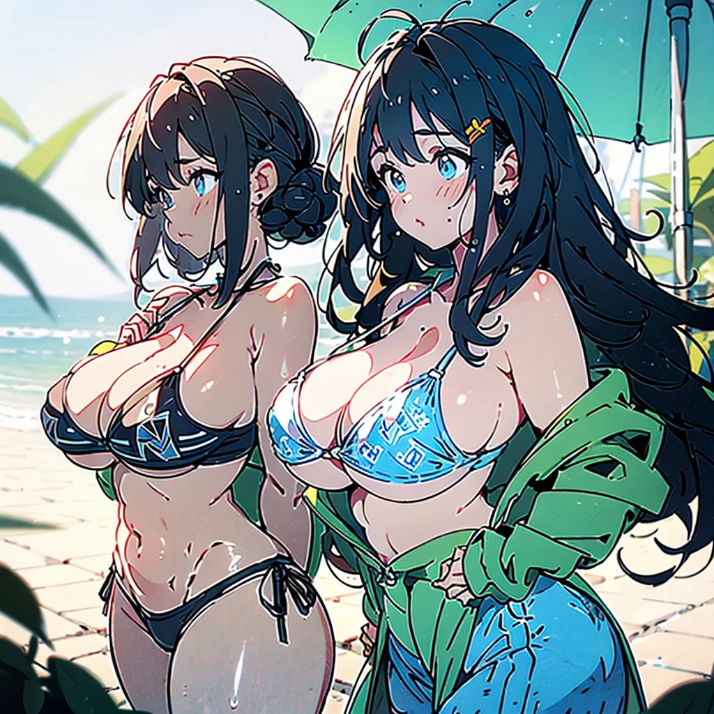 tetas enormes super grandes，Expor clivagem，Expose most of the chest，Wearing rotten bikinis，Breasts that not even a bikini can lower，The chest is getting bigger。A pessoa ao meu lado tem seios maiores que os meus，Peito grande feminino nu，They are huge, They are huge, Muito grande，Large super invincible