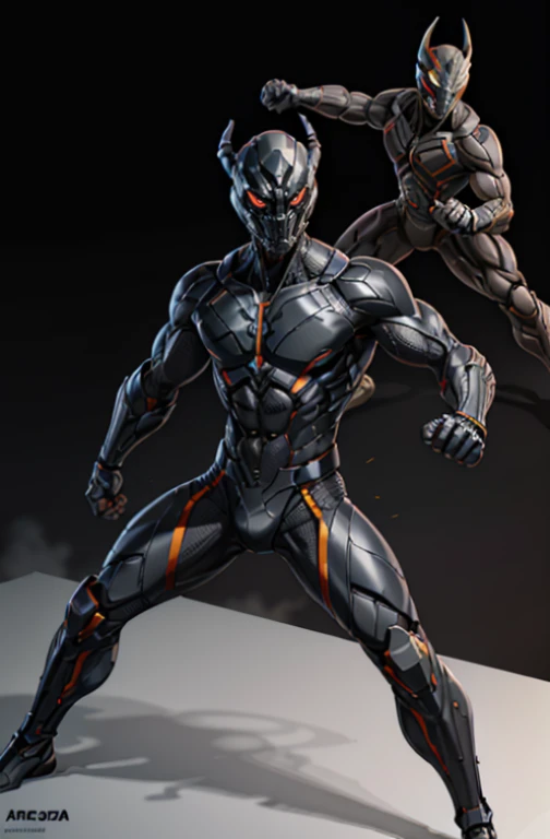 a drawing of a man with a wrestling mask and a bandage, fighter pose, fight pose, mma southpaw stance, vector drawing, intense line art, in a fighting pose, vector line art, fighting pose, inked digital, goro from mortal kombat, vector ink drawing, demon boxing hero, caracal cyborg, in a fighting stance, vector style drawing