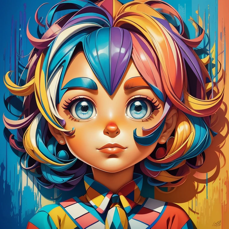 ((|) O personagem Pica-Pau (pica-pau lenhoso, de Walter Lantz) stylized identical to 1940 |)), acolchoamento ,multidimensional geometric wall PORTRAIT, arte, Chibi,
Yang016K, lindo,(( Predominant red coloration ,azul e branco))
Primary works, qualidade superior, melhor qualidade, Arte Oficial, Beautiful and Aesthetic,), Eduardo Kobra acolchoamento ,multidimensional geometric wall PORTRAIT, arte, chibo,detalhes