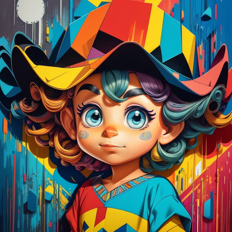 ((|) O personagem Pica-Pau (pica-pau lenhoso, de Walter Lantz) stylized identical to 1940 |)), acolchoamento ,multidimensional geometric wall PORTRAIT, arte, Chibi,
Yang016K, lindo,(( Predominant red coloration ,azul e branco))
Primary works, qualidade superior, melhor qualidade, Arte Oficial, Beautiful and Aesthetic,), Eduardo Kobra acolchoamento ,multidimensional geometric wall PORTRAIT, arte, chibo,detalhes