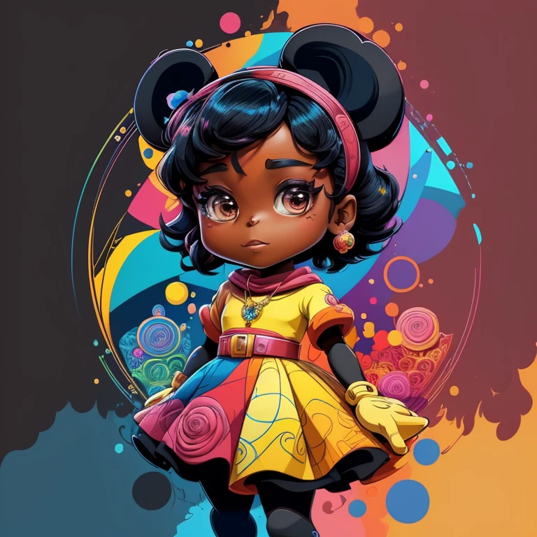 ) ((((novo personagem) ((Mikey)) - Criador: Walt Disney2023) ), ,, ( Walt Disney acolchoamento ,multidimensional geometric wall PORTRAIT, arte, Chibi, pele negra,
Yang08k, lindo, Colouring,Rose
Primary works, qualidade superior, melhor qualidade, Arte Oficial, Beautiful and Aesthetic,)) ), ,, Walt Disney acolchoamento ,multidimensional geometric wall PORTRAIT, arte, Chibi, pele negra,
Yang08k, lindo, (Colouring, Rosa), amarelo ,azul ,vermelho e branco)
Primary works, qualidade superior, melhor qualidade, Arte Oficial, Beautiful and Aesthetic,