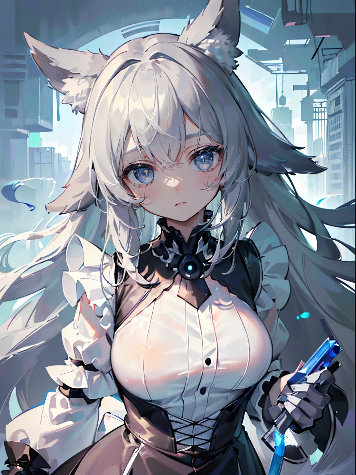 1girl、Dynamic composition、[17277fbe68],minaba hideo、High quality、Maximum detail、(((Highest quality、最高masterpiece、Official Art、The best dynamic composition)))、(Fine hair)、(Tabletop, Highest quality), Super detailed, Anime Style, whole body, (masterpiece), Highest quality, Fantasy art,whole body、masterpiece、Highest quality、(colorful)、（Beautifully detailed eyes and face）、Cinema Lighting、Highly detailed CG、Super huge、whole body、wallpaper、dress holding weapon at wonderland, (((everyone wearing 赤 ))), Ammunition belt, gun, machine gun, gatling gun, hand gun,weapons,
