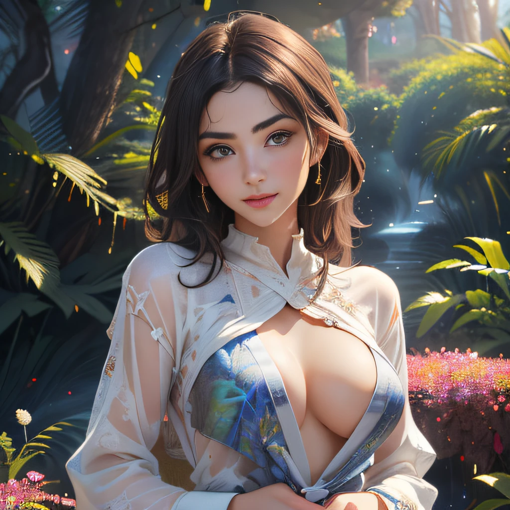 (extremely detailed 8K wallpaper:2), (photo:2), (22 years old Xuan Beautiful girl:2), (gives a lecture to friends:2), Detailed (Face & Eyes), (hyper realistic:1), (Highly detailed:1), (Epic Realistic:1), rim light, (Maximum details:1), Cosy, (body complet:1.3), (looking a viewer:2.0), (Attractive qualities of a woman:2), (attractive female:2), (Attractive:2), Smile, intelligence, sympathy, Grace, A sense of style, Fitness, Care, optimism, (sensitivity:2), frankness, Romantic gestures, playfulness, Fashion Sense, (sensuality:2), charm, modesty, Thoughtfulness, (femininity:1), flirtatiousness, warmth, (Physical Attractiveness:2), beautiful smile, Love of Life, Strength and power, Vulnerability, curiosity, wonder, Love, (Nature's prehistory:2), Kawaii, waifu, beautiful breasts, (attractive body:2), (handsome body:2), BEAUTIFUL POSE, attractive pose, (nice feet:1.0), (beautiful clothing:1), (Classic clothes:2), (elegant clothing:2), (European Clothing:2), detailed clothes, (upskirt:1), (blouse:1), (provocative pose)
