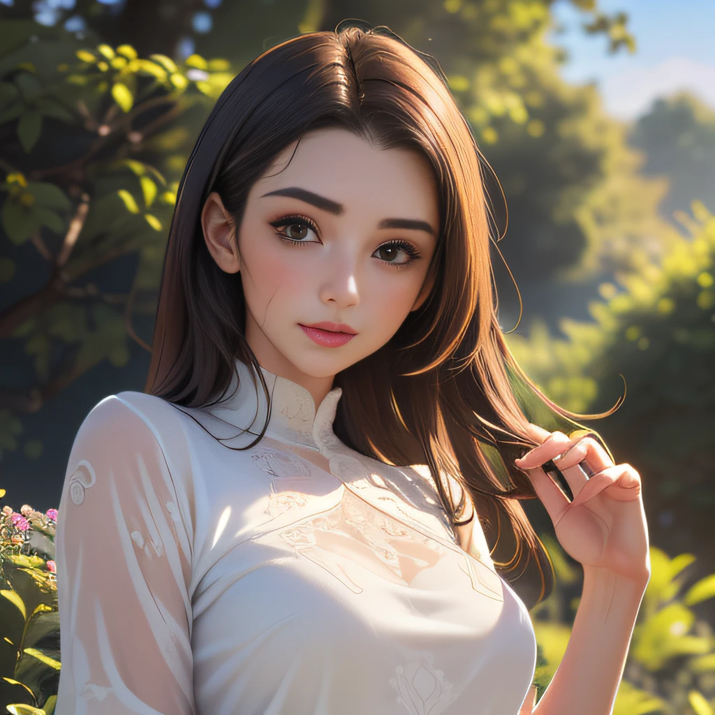 (extremely detailed 8K wallpaper:2), (photo:2), (24 years old Xuan Beautiful girl:2), (gives a lecture to friends:2), Detailed (Face & Eyes), (hyper realistic:1), (Highly detailed:1), (Epic Realistic:1), rim light, (Maximum details:1), Cosy, (body complet:1.3), (looking a viewer:2), (Attractive qualities of a woman:2), (attractive female:2), (Attractive:2), Smile, intelligence, sympathy, Grace, A sense of style, Fitness, Care, optimism, (sensitivity:2), frankness, Romantic gestures, playfulness, Fashion Sense, (sensuality:2), charm, modesty, Thoughtfulness, (femininity:1), flirtatiousness, warmth, (Physical Attractiveness:2), beautiful smile, Love of Life, Strength and power, Vulnerability, curiosity, wonder, Love, (Nature's prehistory:2), Kawaii, waifu, beautiful breasts, (attractive body:2), (handsome body:2), BEAUTIFUL POSE, attractive pose, (nice feet:1.0), (beautiful clothing:1), (Classic clothes:2), (elegant clothing:2), (European Clothing:2), detailed clothes, (upskirt:1), (blouse:1), (provocative pose)