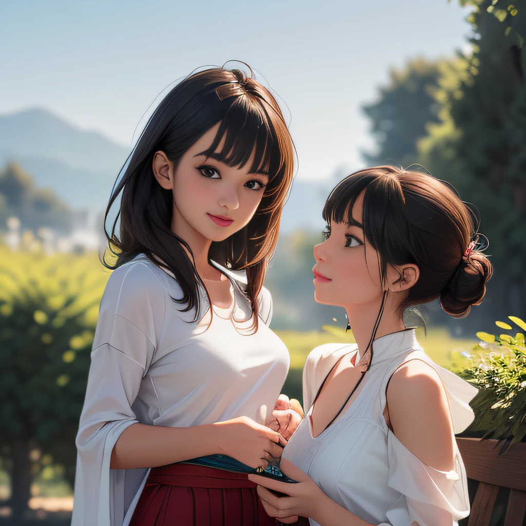 (extremely detailed 8K wallpaper:2), (photo:2), (25 years old Xuan Beautiful girl:2), (gives a lecture to friends:2), Detailed (Face & Eyes), (hyper realistic:1), (Highly detailed:1), (Epic Realistic:1), rim light, (Maximum details:1), Cosy, (body complet:1.3), (looking a viewer:2), (Attractive qualities of a woman:2), (attractive female:2), (Attractive:2), Smile, intelligence, sympathy, Grace, A sense of style, Fitness, Care, optimism, (sensitivity:2), frankness, Romantic gestures, playfulness, Fashion Sense, (sensuality:2), charm, modesty, Thoughtfulness, (femininity:1), flirtatiousness, warmth, (Physical Attractiveness:2), beautiful smile, Love of Life, Strength and power, Vulnerability, curiosity, wonder, Love, (Nature's prehistory:2), Kawaii, waifu, beautiful breasts, (attractive body:2), (handsome body:2), BEAUTIFUL POSE, attractive pose, (nice feet:1.0), (beautiful clothing:1), (Classic clothes:2), (elegant clothing:2), (European Clothing:2), detailed clothes, (upskirt:1), (blouse:1), (provocative pose)
