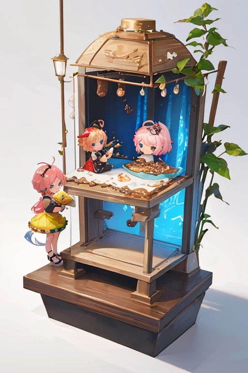 [(white background:1.4)::5],(chibi:1.3),bottle bottom,lampstand,pedestal,platform,(fine food:1.8)