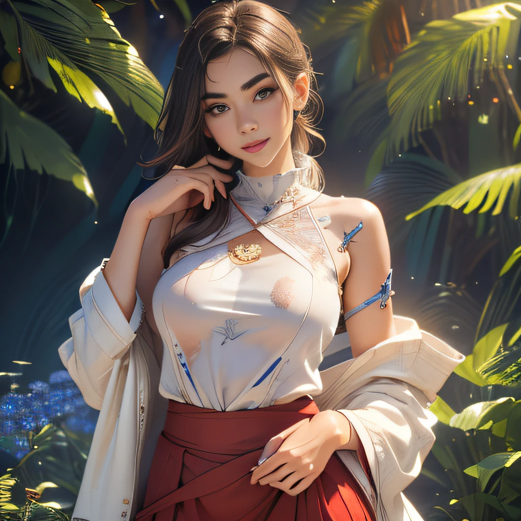 (extremely detailed 8K wallpaper:2), (photo:2), (25 years old Xuan Beautiful girl:2), (gives a lecture to friends:2), Detailed (Face & Eyes), (hyper realistic:1), (Highly detailed:1), (Epic Realistic:1), rim light, (Maximum details:1), Cosy, (body complet:1.3), (looking a viewer:2), (Attractive qualities of a woman:2), (attractive female:2), (Attractive:2), Smile, intelligence, sympathy, Grace, A sense of style, Fitness, Care, optimism, (sensitivity:2), frankness, Romantic gestures, playfulness, Fashion Sense, (sensuality:2), charm, modesty, Thoughtfulness, (femininity:1), flirtatiousness, warmth, (Physical Attractiveness:2), beautiful smile, Love of Life, Strength and power, Vulnerability, curiosity, wonder, Love, (Nature's prehistory:2), Kawaii, waifu, beautiful breasts, (attractive body:2), (handsome body:2), BEAUTIFUL POSE, attractive pose, (nice feet:1.0), (beautiful clothing:1), (Classic clothes:2), (elegant clothing:2), (European Clothing:2), detailed clothes, (upskirt:1), (blouse:1), (provocative pose)