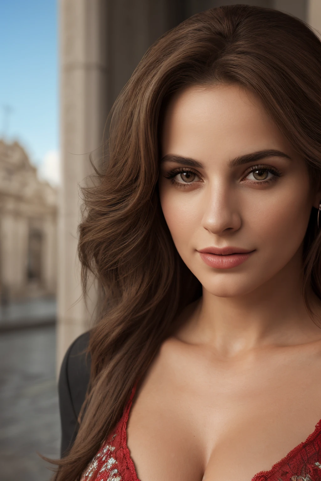 best quality, master piece, ultra high resolution, (photorealistic: 1.4), original photo ((a woman)) ((well dressed))
((South American)),
8k, HDR