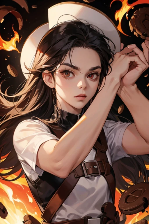 human Dark Cacao Cookie from cookie run game