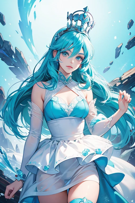 human Frost Queen Cookie diva from cookie run game