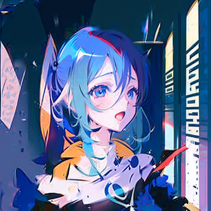 (Ahegao) Chica anime con cabello morado y top negro..., Anime echii Anime girl with black hair and blue eyes in a room......., Anime visual de una mujer joven, shalltear from overlord, Hanayamata, Imagen de anime linda chica, seductora chica de anime, Anime Moe Artstyle, 8k!!, 8k!, Retrato de anime de Shiina Ringo, Imagen oficial del anime., Escena de Moody noire, Hana Yata (Ahegao)