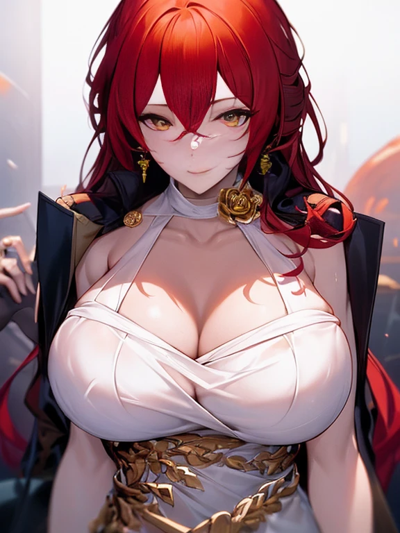 himeko, 1girl, mature, mature female, big breasts, looking at viewer, cinematic, 8k, best quality, masterpiece, hard lighting, amazing eye detail, prefect eyes, yellow eyes