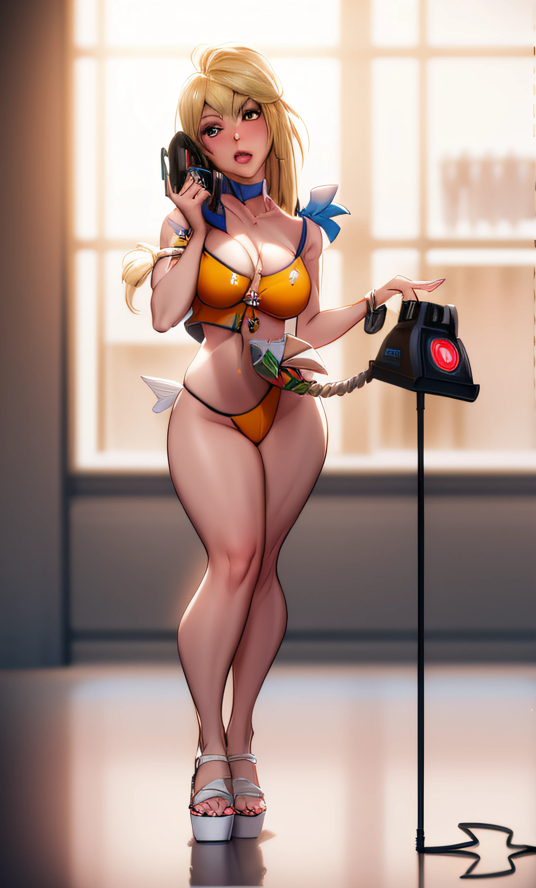 a cartoon of a woman in a bikini talking on the phone, Arte Pinup, Comic Pinup style, Pinup, Faye Valentim, Lola Bunny Fanart, menina pinup, Linda Brigitte de Overwatch, Fofosexyrobutts, menina pinup, Corpo Pinup, Pinup installation, Consertar, OC Commission, Pin-up, Krenz Cushart e Artgerm, Pin - para cima