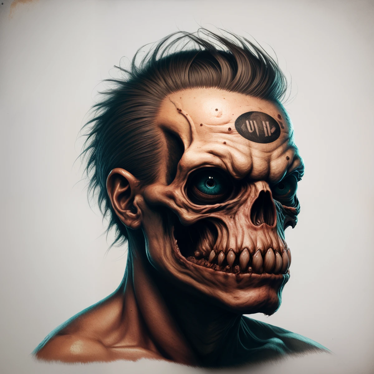 A fantz monster design, punk, ultra detailed,
