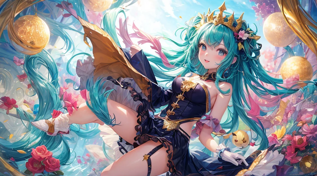 cute anime style beautiful girl