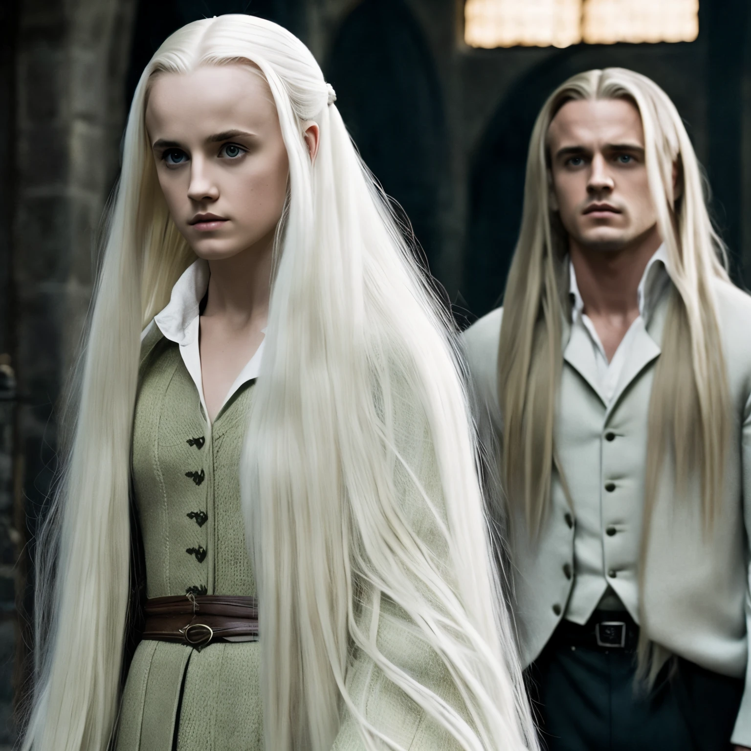 Draco Malfoy and Brando's long-haired daughter