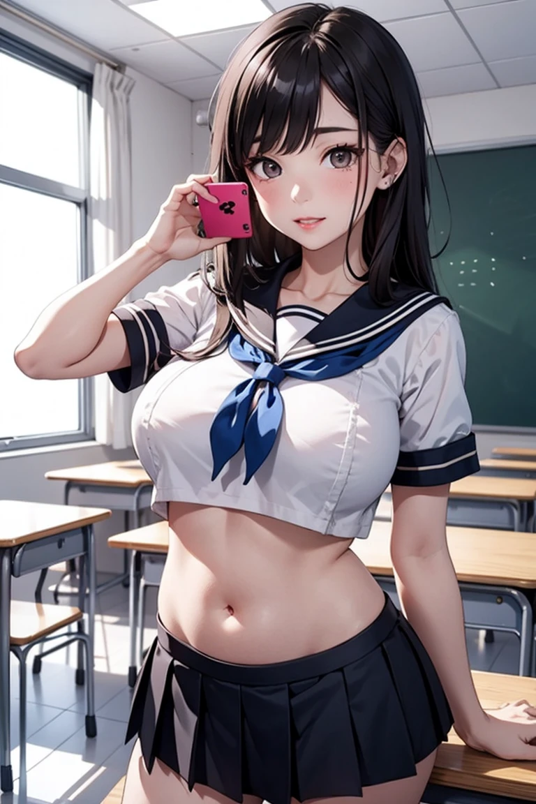 hi-school girl、selfie photo、collage、Uniform and nudity、shiny areola、tiny chest、Shiny skin、Put your hand on your crotch、Open your、Show off your、Daytime Classroom、​masterpiece、highcontrast、cinematlic lighting、Detailed shading、top-quality、Top image quality