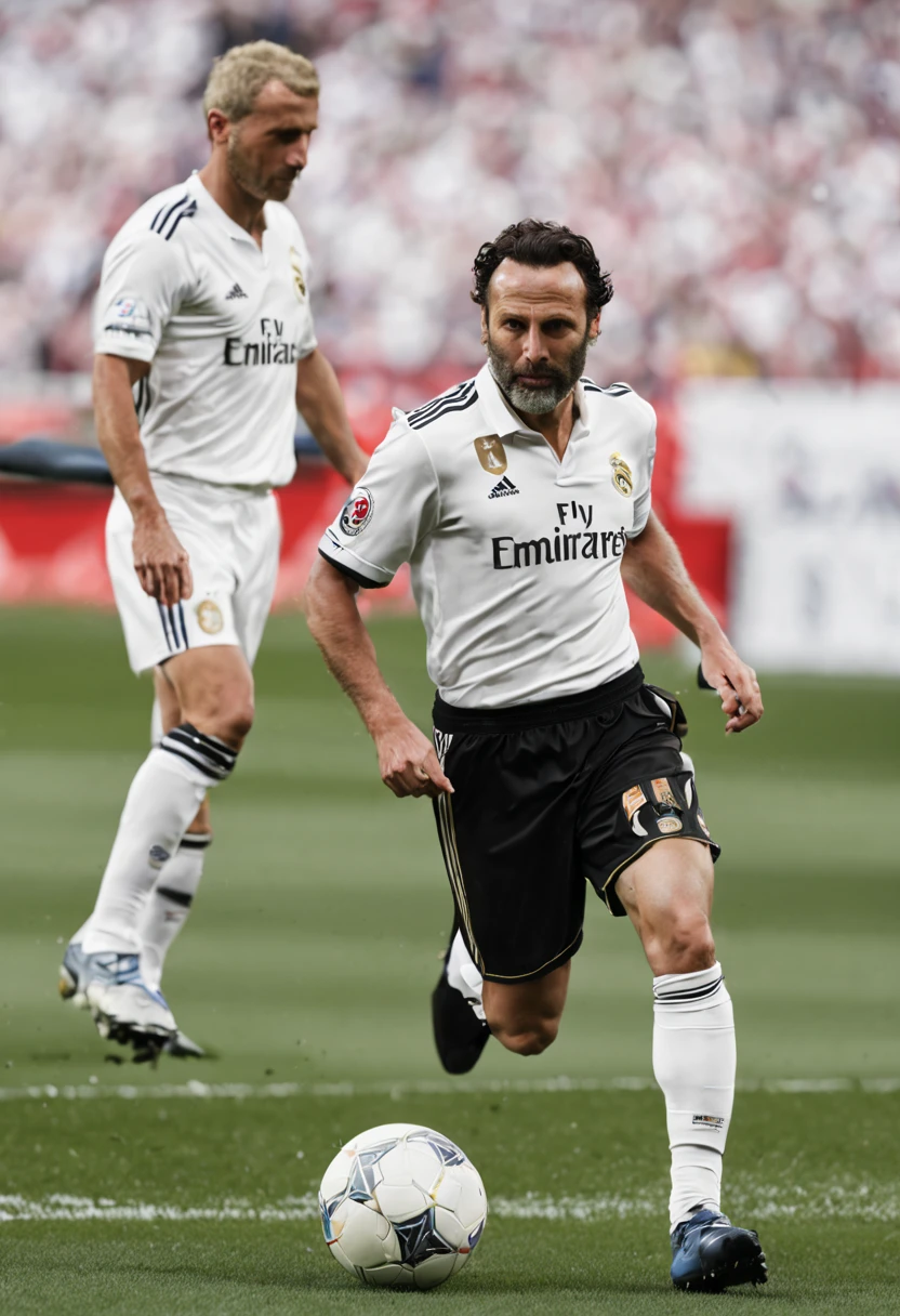 Rick Grimes playing football for Real Madrid