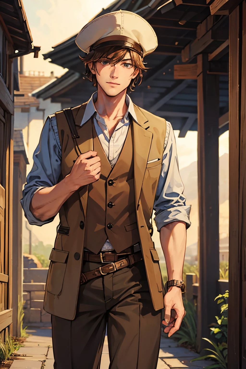 Young Man, Farmer, Fantasy style