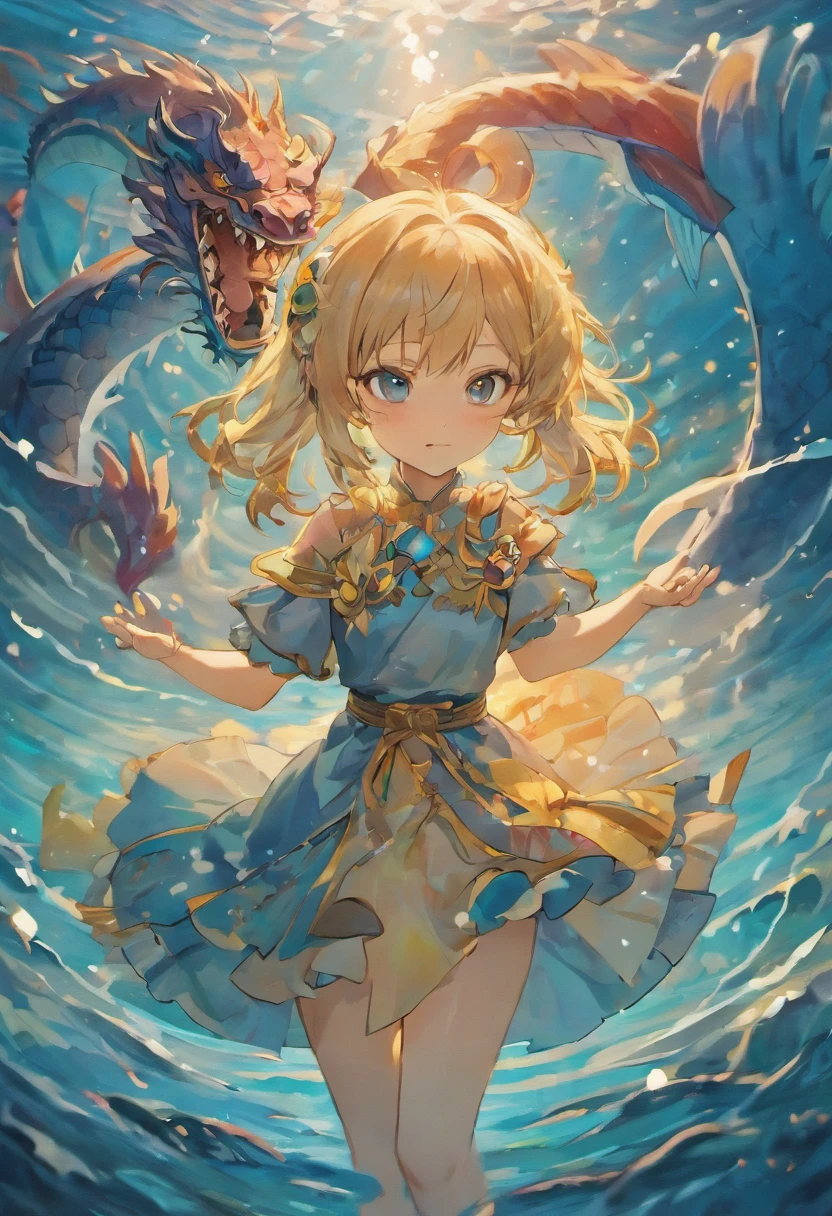 movie picture quality,style of disney animation,A dragon plays games in the sea with a koi carp in its arms,Year of the Dragon IP,glass in sky,Chinese dragon with hat,red colour,depth of fields,to emphasize,Real light,ray traycing,oc rendered,hyper realisitc,Best quality,8K,Works of masters,ultradetailed,Correct anatomy,Eyes in focus,bokeh,Facial features are carefully drawn