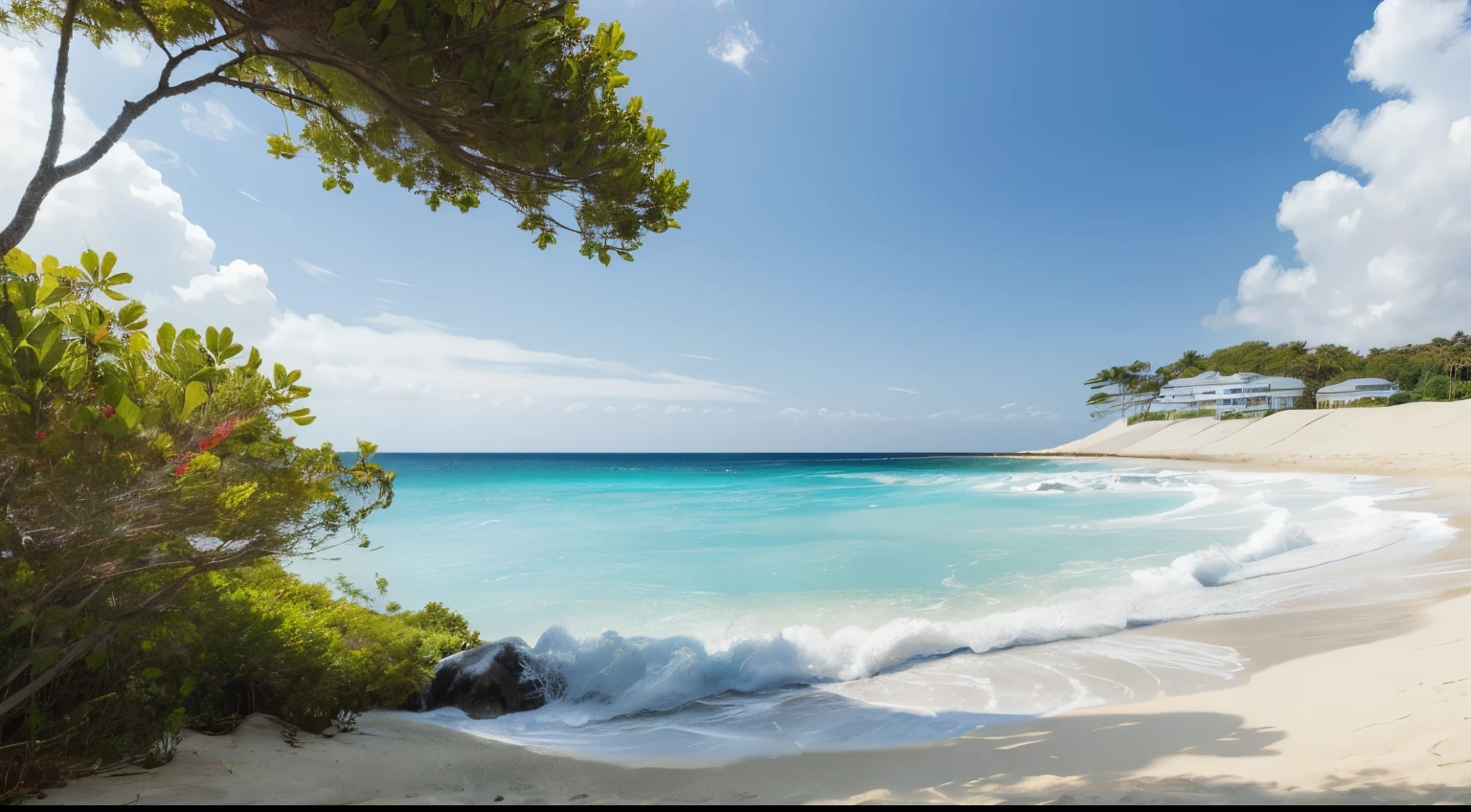 ((Best Quality)), Resort、a paradise、Ocean wind