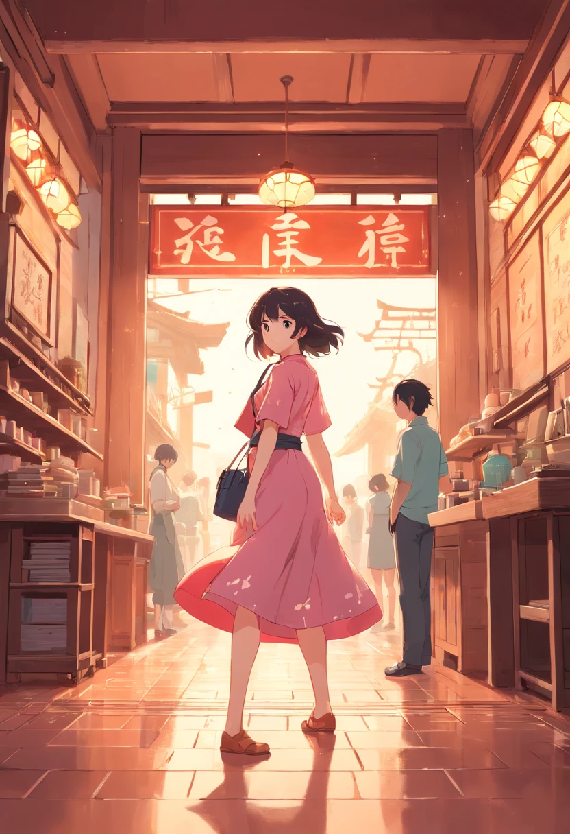 (Best Quality,4K,8K,hight resolution,masutepiece:1.2),.3D,Pink pattern Dance hall Chic atmosphere, Detailed engraving,terracotta,Anime Aesthetics,unbelievably beautiful,准确,detailed architectural drawings,Retro charm,Soft edges,Super detailed illustration style,star art group(Stars),romantic nostalgia,terracotta,voxel art,Eye-catching,Soft shadows,Yue Xiaofei style,Use screentones,like a story book,Cheng Yanjun'Elegance