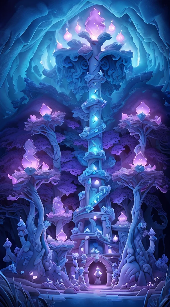 Describe a kingdom with a starry night sky over the kingdom of Eldrion, where the stars twinkle in different colors. Imagine dark, dark and mystical forests, where trees have vibrant colors and emit a soft bioluminescence. Include magical creatures, as dancing fairies, that inhabit the clearings and bring life to the landscape. Describe towering mountains shrouded in magical fog, hiding ancient mysteries. Explore fantastic valleys, like the Floralion Valley, where magical flowers bloom in abundance. Illustrate rivers and lakes with waters that reflect the glow of stars, giving them mystical properties. Adicione detalhes de magia na paisagem, como runas flutuantes, magical portals or sources of energy that permeate the realm.