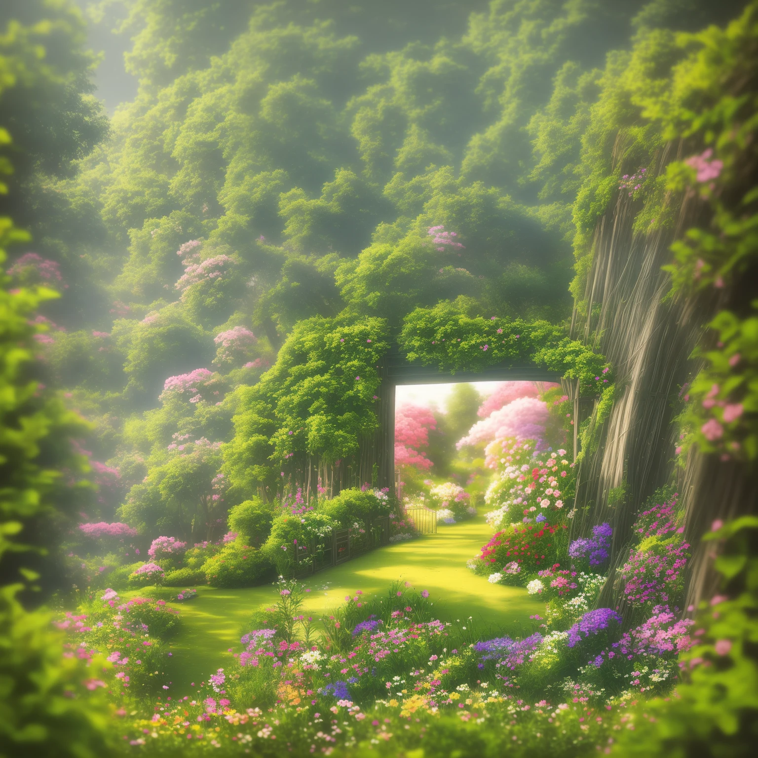 Flowers bloom,It's like a dream