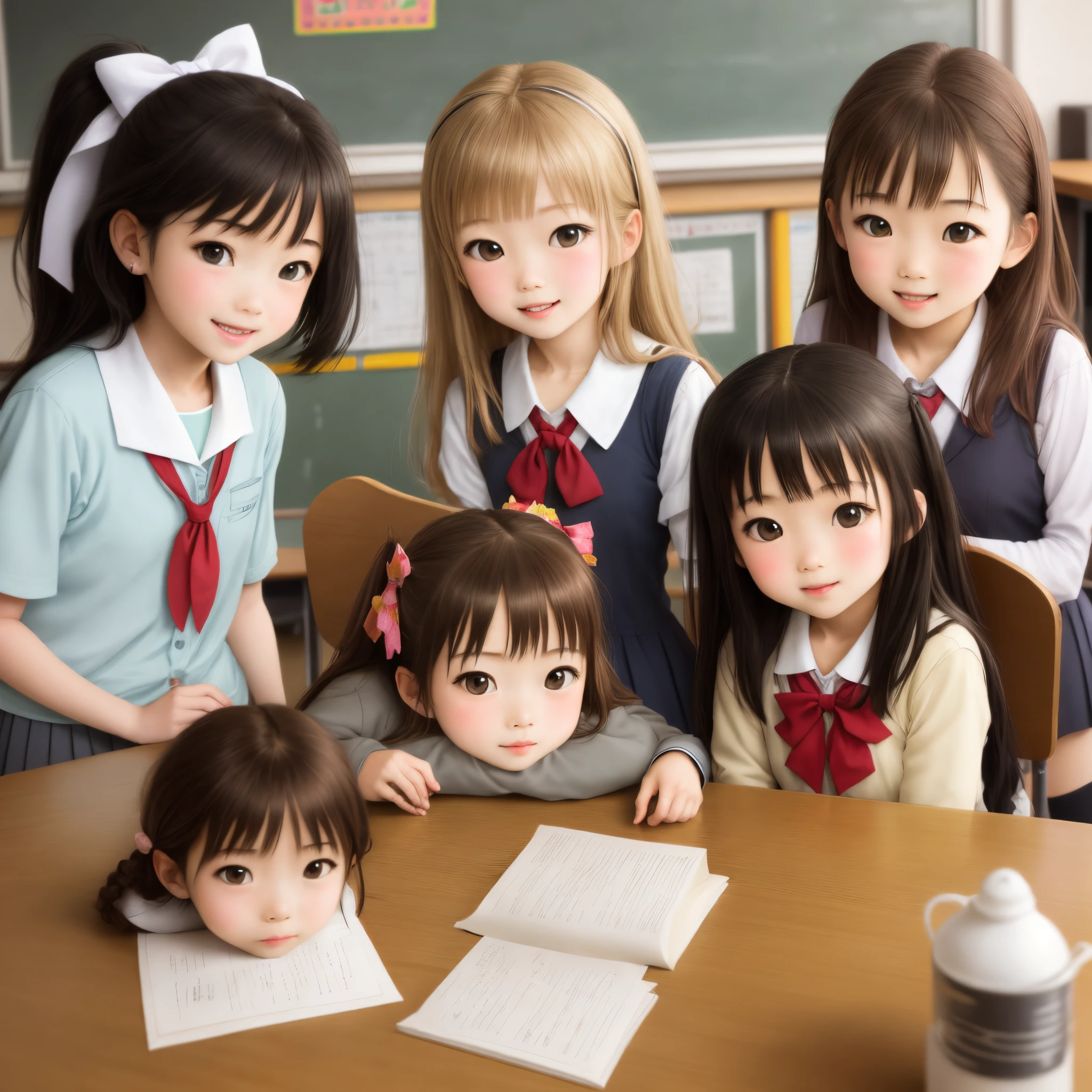 Elementary school girls