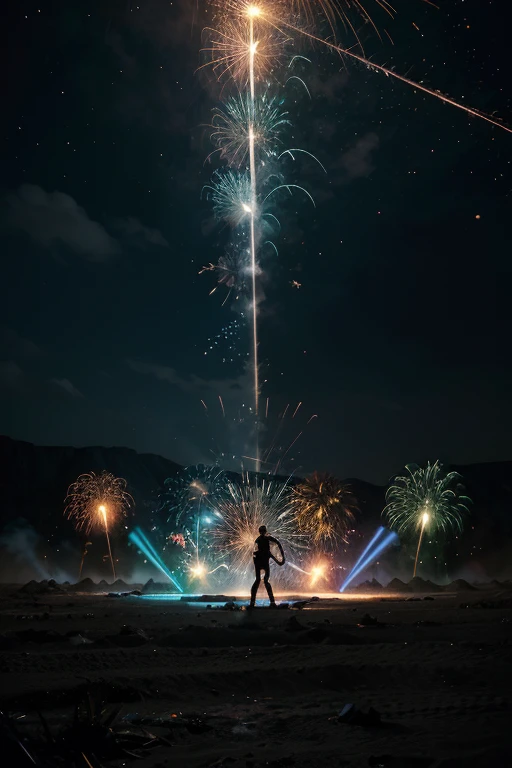 Imagem eletrizante de uma cena de batalha em desenhos animados, where heroic and villainous characters form a dynamic composition in the heat of the action. Colorful explosions illuminate the scene, enquanto raios laser, Magic spells and acrobatic moves create a frenetic choreography. The sky is full of sparks and cracks, refletindo a intensidade do conflito.
Brave heroes stand out with powerful poses, empunhando armas e habilidades especiais, as villains launch defiant attacks. The surrounding environment is affected by the battle, with destruction, craters and energetic particles filling the field of view. This cartoon action image captures the electrifying moment of an epic battle, convidando os espectadores a se envolverem em uma emocionante narrativa em desenvolvimento