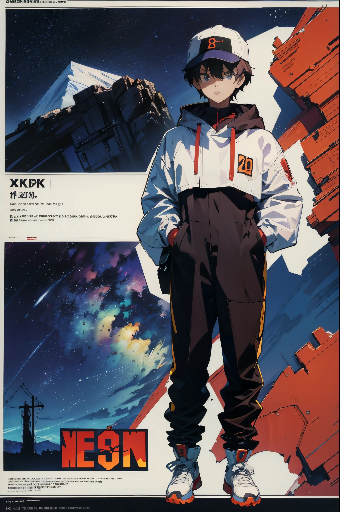 line-art, art book, design sheet, 8k, best quality, design, equipment design, Evangelion, eva, cowboy bebop, geometry, kanye fashion