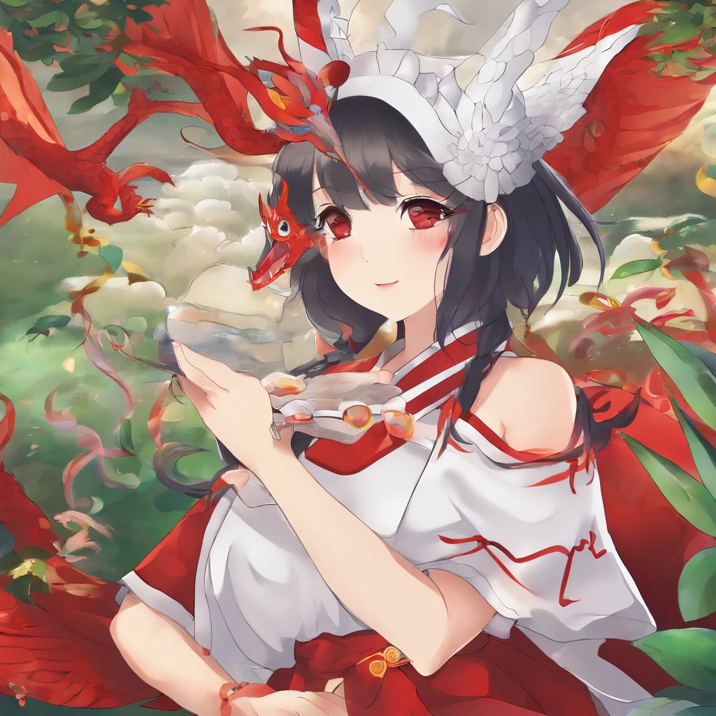 Movie quality,Disney Animation Styles,newborn baby dragon,positive baby dragon,Happy laughter,Year of the Dragon IP,empty glass,Chinese dragon wearing a hat,red colored,depth of fields,emphasize,Real Light,Ray Tracing,OC rendering,hyper realisitc,Best Quality,8K,Works of masters,ultra-detailliert,Correct anatomy,Focused eyes,Bokeh,Facial features are carefully drawn