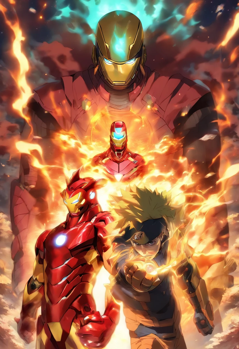 Naruto and Iron Man&#39;s body combination