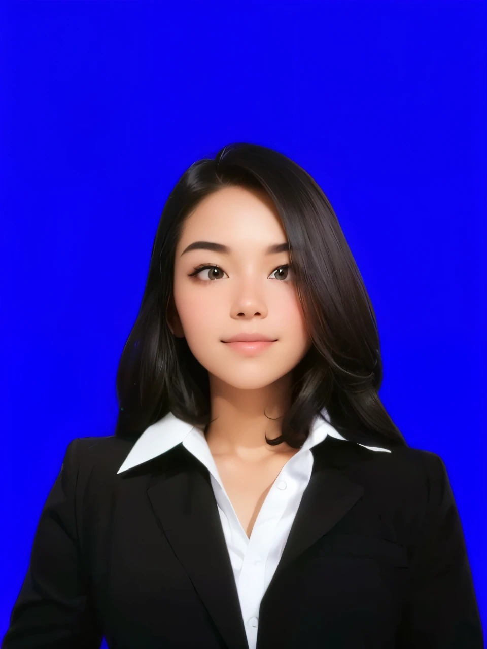 (best quality,4k,8k,highres,masterpiece:1.2),ultra-detailed,(realistic,photorealistic,photo-realistic:1.37),high-school ,stands up straight,school yearbook photo,simple blue background,blurred foreground,crisp focus,sharp lighting,polished,professional,confident expression,perfect posture,clean-cut appearance,neat clothes,hair well-groomed,attractive smile,sparkling eyes,radiant face,natural lighting,soft shadows,subtle color tones,classic portrait style,subdued hues.