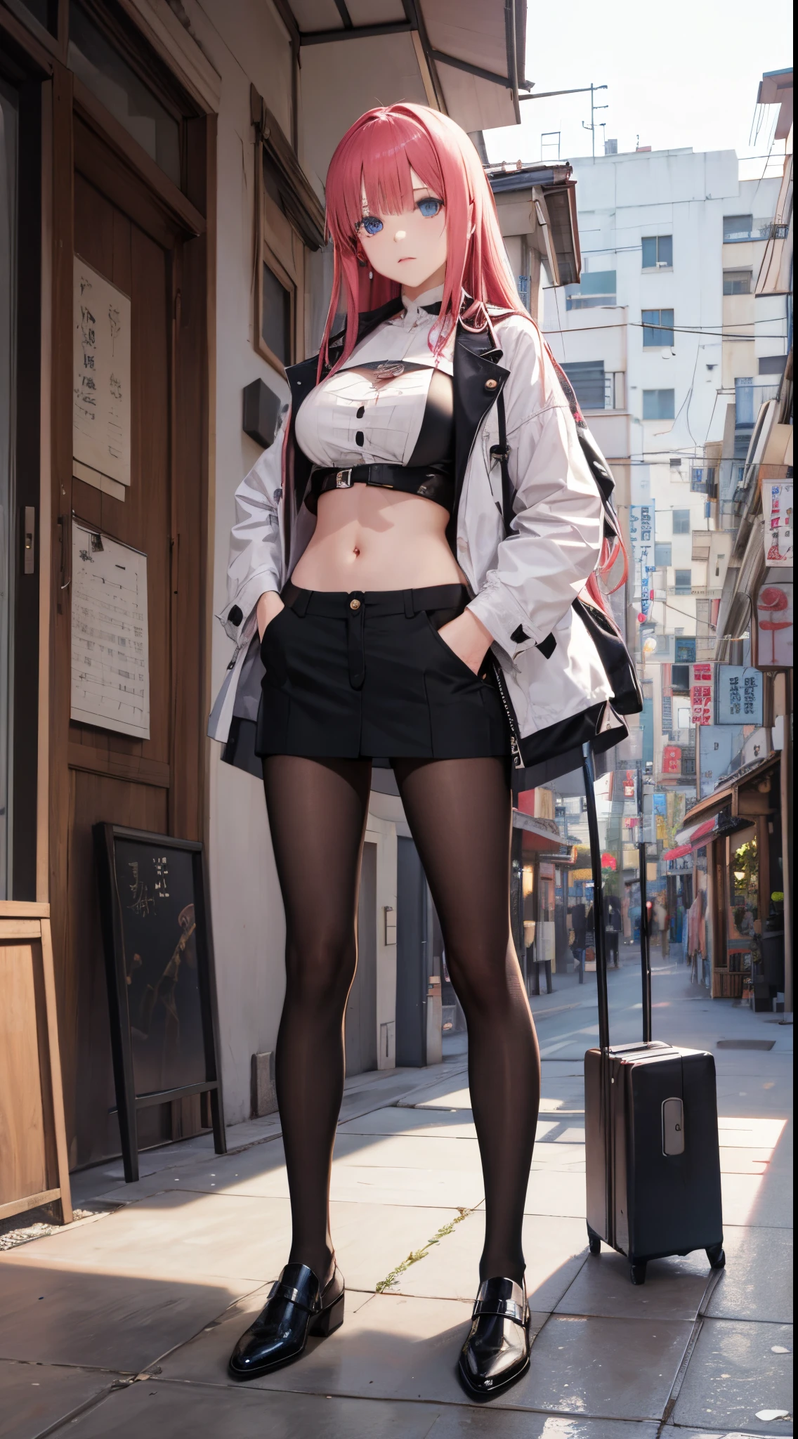 Nino Nakano, ropa de dead or alive,pueblo boscoso