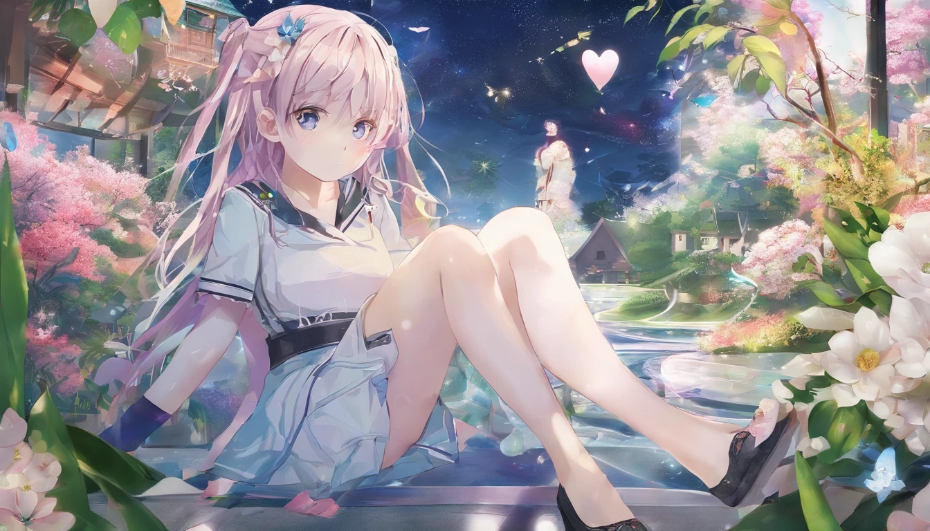 HD quality details，8K Ultra Clear，16yo girl，legs are open，half squatting，Erotic jumpsuit，Lace，with short black hair，Loafer shoes，Chopping，Collarless、无袖，Leaky belly button，shackle