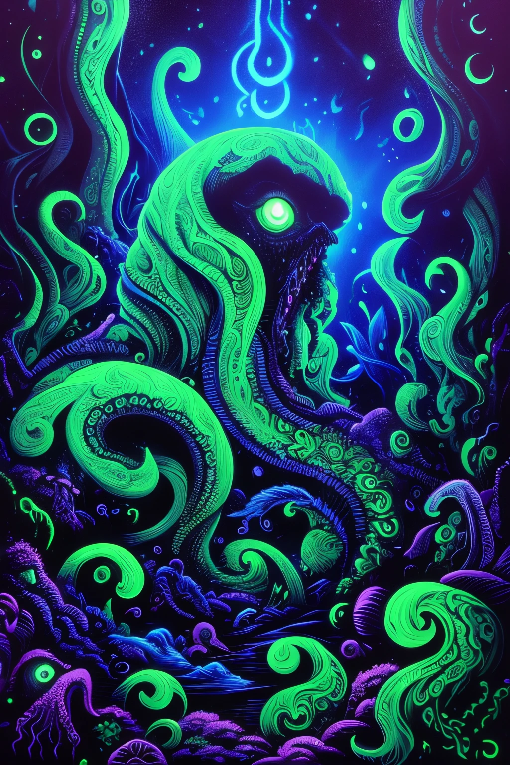 blacklight,Cthulhu,monster