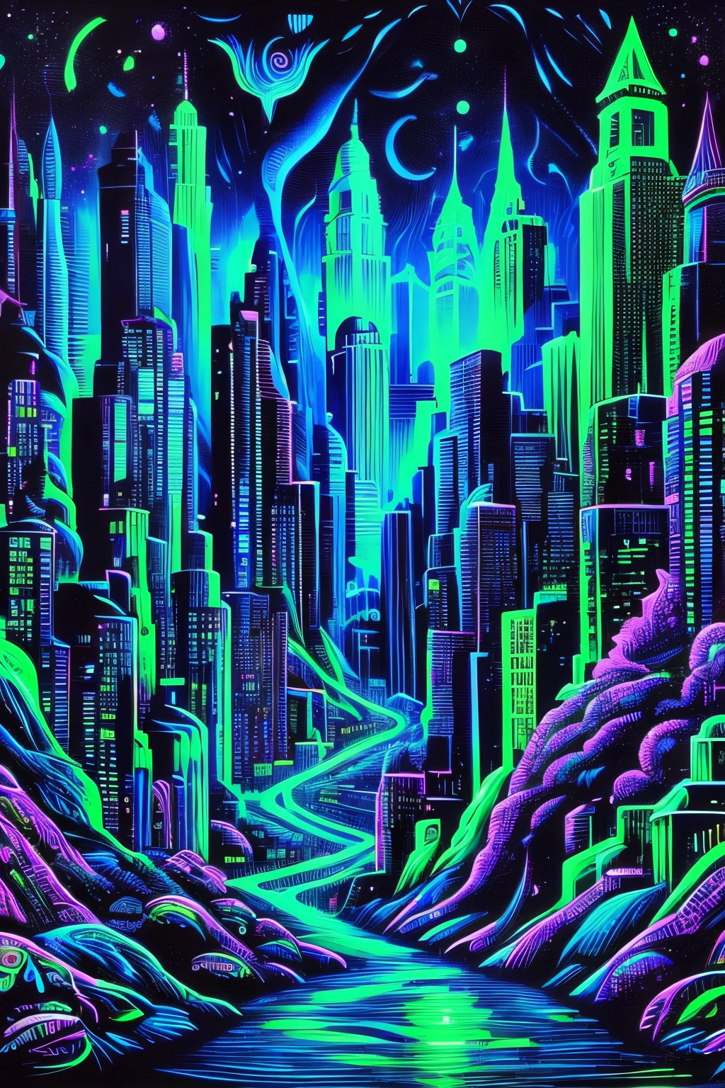 blacklight,Cthulhu,city