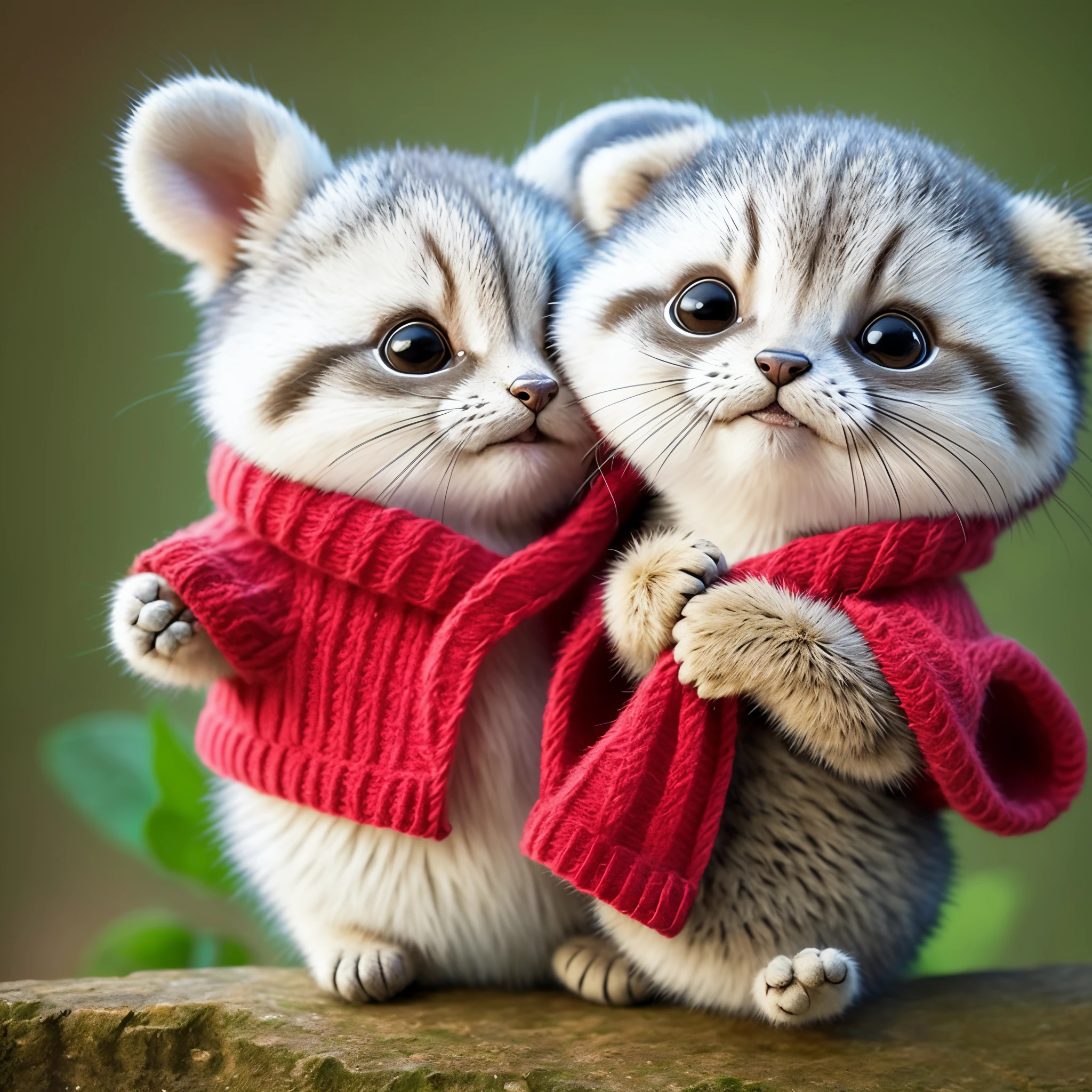 ladybug cat raccoon