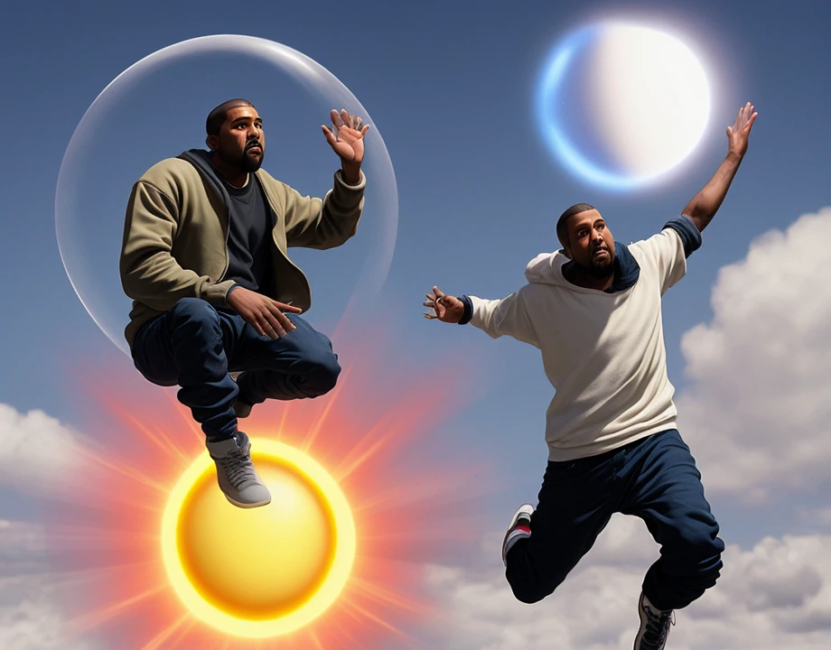 Realistic Kanye spirit bomb