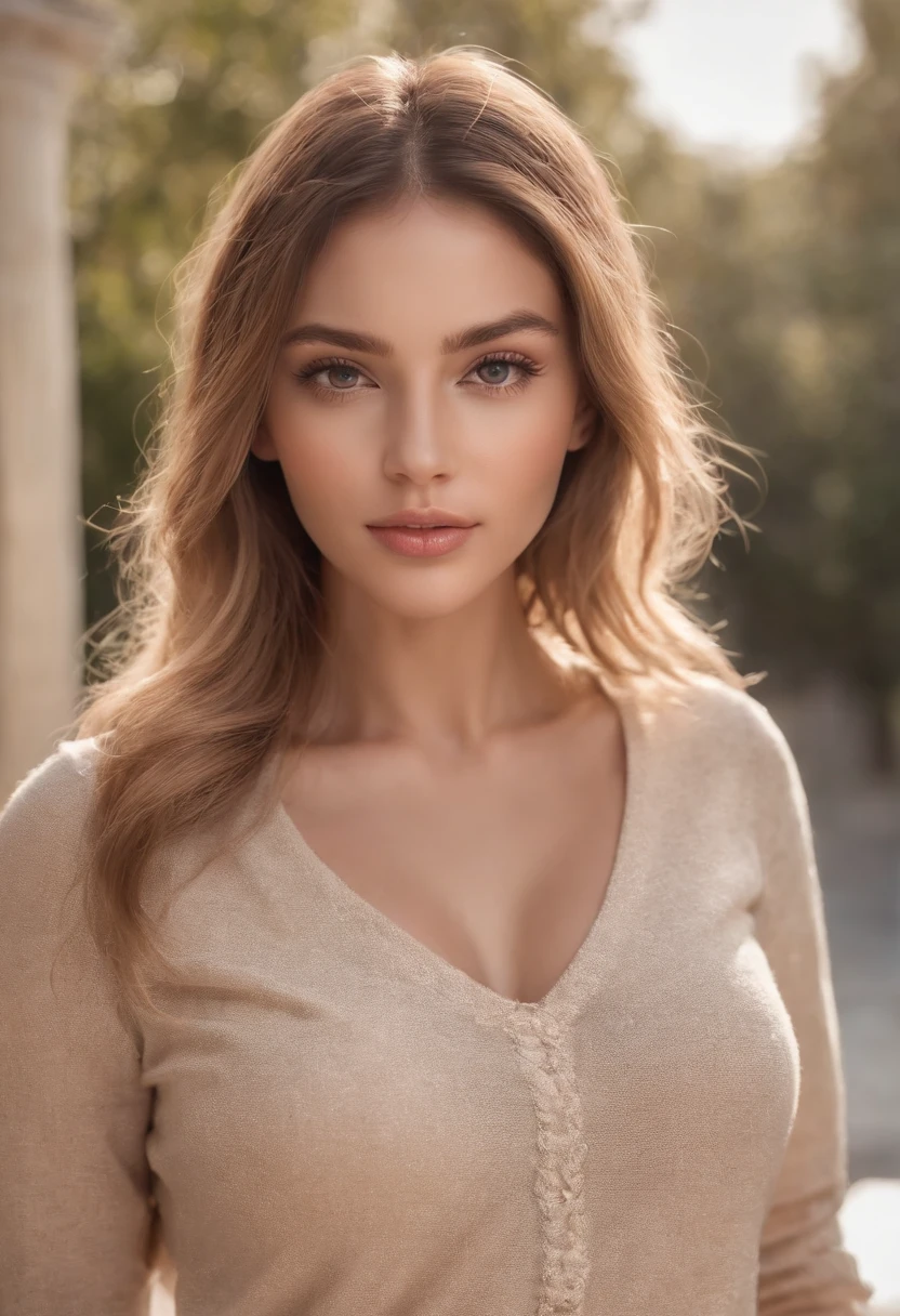 ((tan skin)), ((Its beauty is undeniable)), ((cute excited face)), ((Hyper detailed perfect eyes,)), ((pose mignonne)), ((Langue sortie)), ((Attirant )), sexy, (( Tight knit shirt, shorts courts sexy)), (( peau)), ((debout, vue de face)), ((toucher ses propres jambes dans une pose sexy)), ((dehors, Ville publique)), CGI ciblé, Fotorrealista, High detail, Realstic, Master part, Absurde, Best quality, Hdr, highly quality, high-definition, extremly detailed, 8k wallpaper, intricate high detail, 8K UHD, Full-HD, (photo realist:1.2), contraste, intense illumination, lighting cinematic, natural lighting, hard light, contre-jour, Illumination globale, occlusion ambiante selfie nsfw, blonde long hair