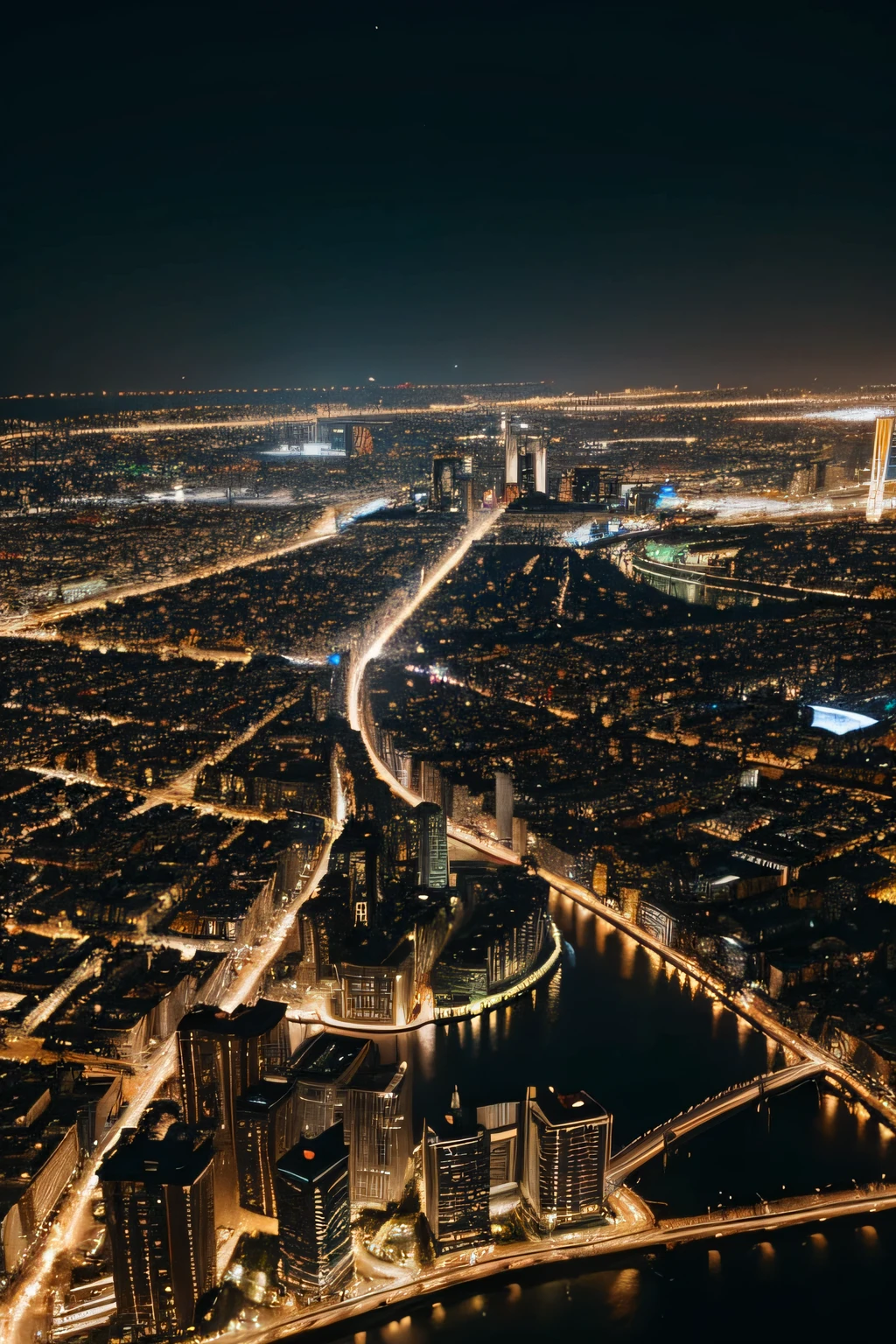 New Year's Day party：Over the city，full of lights
