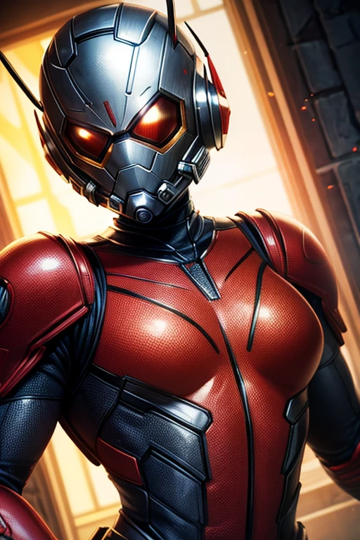 superhero Ant Man Cassie Lang, red costume, helmet, combat stance, highly detailed, vibrant appearance, creative behavior, extremly detailed, imaginative, sensual, spontaneous, highest quality, skin texture, intricate details, (cinematic lighting), RAW photo, 8k, masterpiece,best quality,ultra-detailed,very detailed illustrations,extremely detailed,intricate details,highres,super complex details,extremely detailed 8k cg wallpaper,