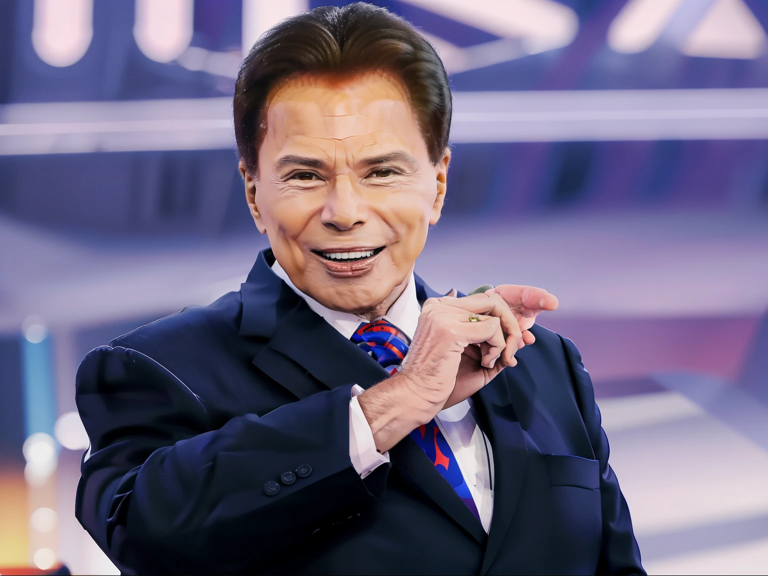 Man in suit and tie holding a watch, silvio santos, Eddie Del Rio, Kenneth Copeland, Scott Buoncristiano, photograph credit: AP, Schwarzenegger, joe botardo, Frank Frazeta, EUA, Ricardo Taddei, Miguel Pangrazio, Davi A, NOVO, Sidney Lugo, here's johnNEW, ele tem cerca de 7 0 anos de idade