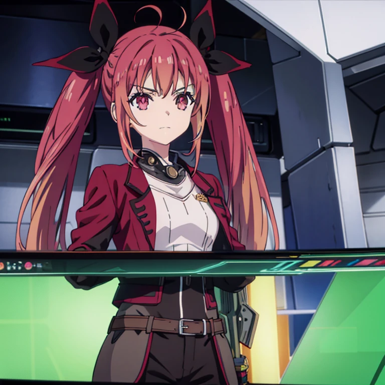 Kotori wearing future technology armor,cyberpunk anime，Futuristic，armor