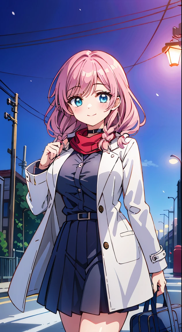 (Absurd realistic structure details),(High resolution complex and detailed text quality),(High-resolution microstructure、High Poly 3D Rendering Correction),Methods of geometry,Careful explanatory anatomy,
BREAK,
1 beautiful girl, (17 years old girl),Solo,(Cute:1.5),(Chibi:0.6),(kawaii:1.5),(Lori:0.5),BREAK,(17 years old girl), 1 beautiful girl,Very detailed,colourfull,highest details,Clear skin,Beautiful skin,Shy,Very detailed,colourfull,highest details,BREAK,Clear skin,Beautiful skin,Shy skin,BREAK,{Heterochromia,blue eyess,verd s eyes,PUPILS SPARKLING:1.5},star eye silhouette,BREAK,(Pink hair, Medium length:1.4),(Twin braids,A little curly hair,Princess Cut, crossed bangs:1.3),(Big breasts,Beautiful breasts,Large breasts:1.5),(long eyelashes, Double eyelids:1.2),Solo,gleaming skin, Clear skin, Beautiful skin,(best quality face),(Top quality glowing eyes), (The best smile,Doya face:1.45), BREAK (Pink Theme:1.4), (Vivid colors:1.3), ( Winter clothes,Long sleeves) (Skirt, Black skirt, Pleated skirt ), Miniskirt, ( coat ),School bag,Handbag,Shoulder bag,Effect of giving shine to hair, Soft smile, (Closed eyes:0.7), White coat,Looking at Viewer, Sparkle effect, random colored petals, Many petals, Fluttering petals, prismatic effects,
BREAK,(day), Standing,a closed mouth,(architecture, building, Choker, city, Cityscape, Outdoors, building, city,lamp post, Power lines, scarf, skyporn, Snow, Solo, utility pole, Winters:1.55), Waterfall,depth of fields,
BREAK,wakame,wakame,wakame,(Cowboy Shot:1.4),
BREAK,(Blurry background:1.3),(absurderes, hight resolution, Super Detail Art),cel shading,Clear Color, Lonely optical effect, Beautiful pictures, Bright glow, mystic atmosphere,(Close-up of girl:1.1), Mystical light particle effect,manga influence, clean line drawings,